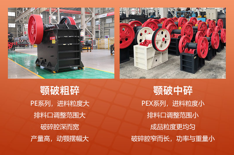 顎破粗碎和中碎型號怎么區分？兩者區別在哪？